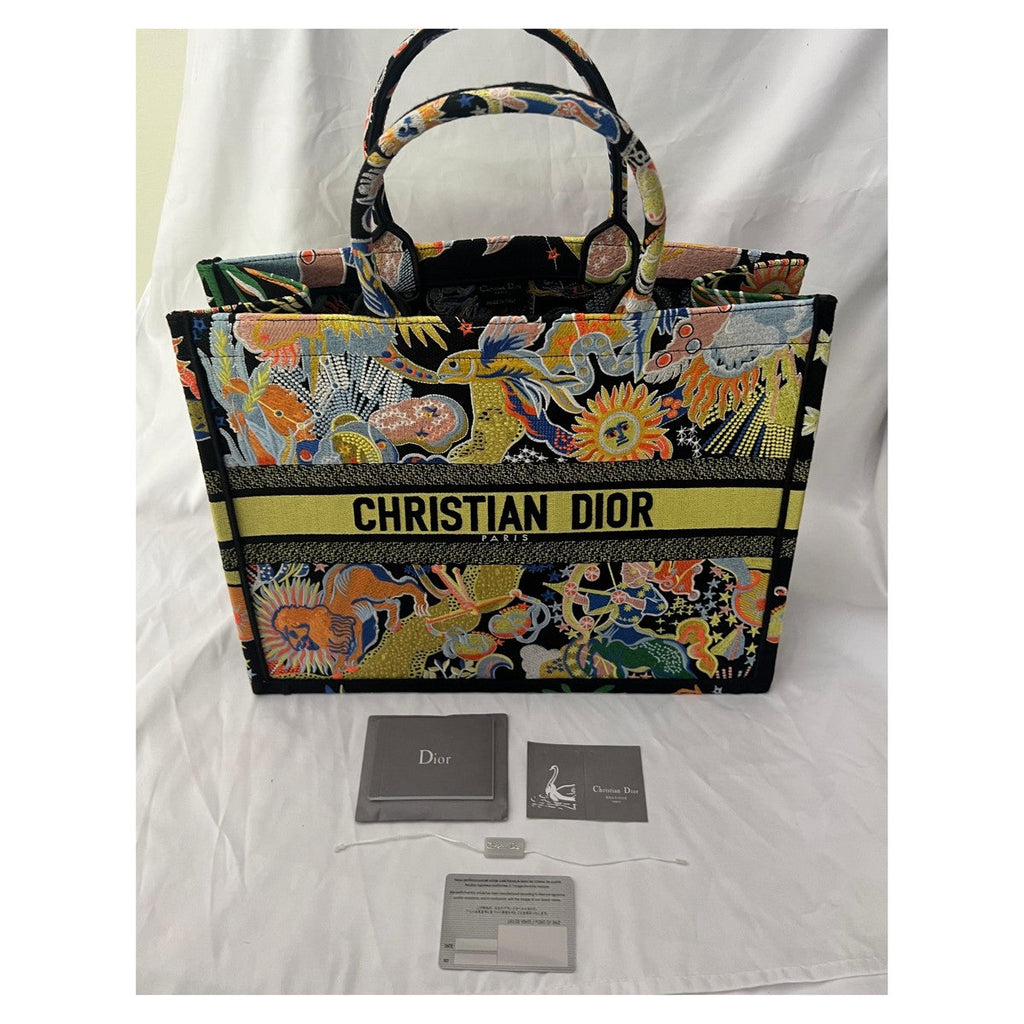 Dior Book Tote — Blue Dior Oblique
