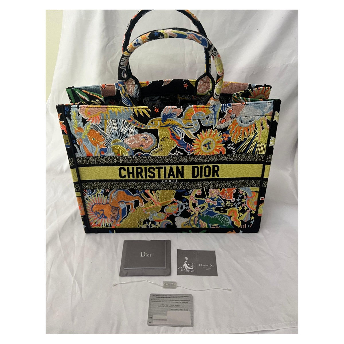Dior Book Tote — Blue Dior Oblique